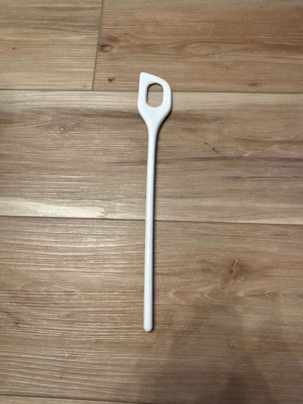 Vintage White Melamine Ware Mixing Spoon 804